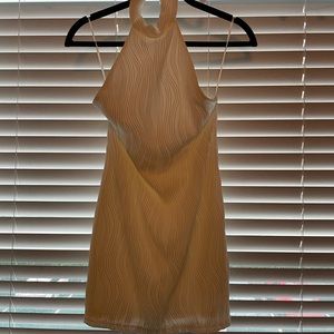 Vestique Women’s size M halter cream dress